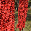 White Red Pink Vine Hanging Flowers for Outdoor Indoor Wedding Ceremony Arch Artificial Silk Floral Decors Home Garden Party Decorations