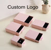 10 Pcs Custom Jewelry Boxes With Custom Logo, Personalized Paper Boxes, Small Packaging Boxes Drawer, For Earring Necklace Ring, Bulk Wholesale