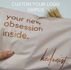 100 Pcs Custom Poly Mailers for Clothing - Personalized Logo Adhesive Self Sealing Shipping Bags Envelope - Plastic Mailing Bag Postage Bag