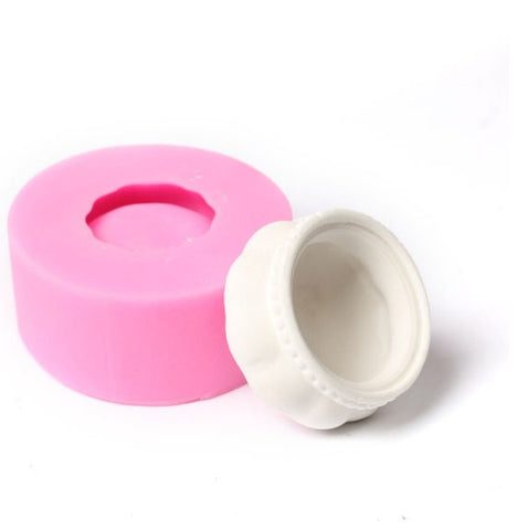 Round Candle Holder Mold - Resin Mold - Epoxy Mold - Silicone Round Cylinder Mold - Cube Hollow Soap Mold Mould - DIY Craft Supplies