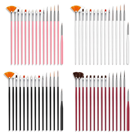 15 Pcs Brush Set, Artist Brushes, Cake Decorating Brushes, Nail Art Brush, Fondant Cake Decorating Painting, Diy Brush, Sugar Craft DIY Tool