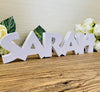 Custom Wedding Name Sign - Personalized Wedding Sign - Freestanding Table Décor Centerpiece - Surname Sign - Wedding Table - Nursery Decor
