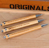 10 Personalised Engraved Wooden Ballpoint Pen - Custom Pen Christmas Gift Present Dad Husband Boss Men Business Custom Text Office Supplies