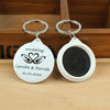 Custom Wedding Name Keychain, Mirror Keyring, Personalized Name Keychain, Wedding Favor, Durable Key Chain, Nametag Luggage Tag, Keyholder