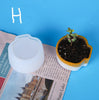 Flower Pot Resin Mold, Succulent Flower Pot Silicone Mold, Planter Mold, Round Pot Mold, Cylindrical Resin Mold, DIY Home Decoration