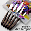 5 Pcs Oil Painting Palette Knife Set - Canvas Painting Artist Knives For Oil Based and Acrylic Paints Create Textures and Effects