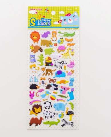 Cute Animal Stickers For Kids, Sticker Pack Gifts For Kids Party, Vinyl Stickers For Laptop, Animal Lover Water Bottle Wall Notebook Reward