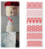 Cake Craft Stencils Cake Lace Stencil Cake Decorating Tool Damask Border Cake Side Cupcake Stencil Sugarcraft Decoration Mould Baking Supply