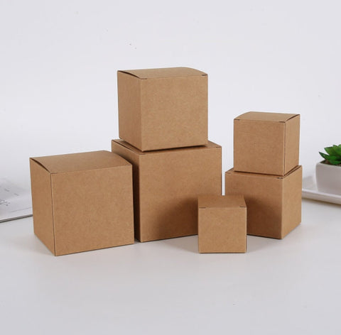 Kraft Gift Boxes, Paper Boxes, Wedding Favor Boxes, Party Favor Boxes, Valentine Boxes, Brown Box, Boxes for Soap Bakery Cookie Boxes Treats