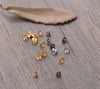 Earring Backs Replacements -Earring Backings - Earring Stoppers, Earring Nuts, Clutch, Stud - Jewelry Making Supplies - Gold Silver Rose