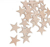 Laser Cut Wood Stars, Traditional Wooden Stars, Wood Star, Unfinished DIY, 0.4 inch, 0.78 inch, 1.18 inch, 1.57 inch, 2 inch, 2.36 3.14 inch
