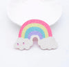 10 Pcs Rainbow Patch - Iron on Classic Rainbow Patch - Embroidered Rainbow Patch Badge Rainbow Motif Appliqué Clothes Patch NHS Pride Cute