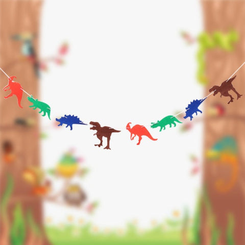 Dinosaur Banner | Dino Party | Dinosaur Party Garland| Dinosaur Room Theme | Dinosaur Decorations in Custom Colors | Dinosaurs Birthday