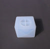 Square Candle Holder Mold - Resin Mold - Epoxy Mold - Silicone Round Cylinder Mold - Cube Hollow Soap Mold Mould - DIY Craft Supplies