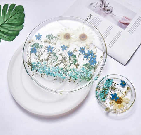 Round Serving Tray Mold, Silicone Tray Mold Resin Molds, Large Round Circle Coaster Mold Big, Silicone Rolling Epoxy Resin Plate Mould