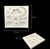 Star Cloud Moon Mould, Versatile Food Safe and Resin Mold, Cake Decoration, Sugar Craft, Resin, Jewellery Making, Chocolate Polymer Clay