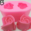 Rose Mold - Flower Resin Clay- Silicone Rubber, Fondant, Chocolate, Soap, Wax, Decorating Tools Sugarcraft Cake, Polymer, Candy Baking
