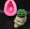 3D Skull Planter Mold Ashtray Silicone Mold Resin Skull Spiritual Divination Witch Witchy Witchcraft Spirituality Bones Candle Holder Human