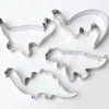 4 Pcs Dinosaur Cookie Cutter Set - Dino Sandwich Cutter - Biscuot Cutter - Biscuit Cutter - For Fondant Pastry Cooking Baking Supplies