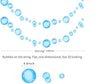 Bubble Garland - Mermaid Party Under The Sea Party Decorations Mermaid Party Decorations Mermaid Baby Shower Birthday Wall Hanging String