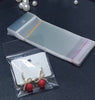 100 Heavy Duty Clear Plastic Bags, Jewelry Packaging, Small Mini Baggies For Beads Jewelry Storage, Poly Bags, Rings Earrings Self Adhesive