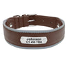 Custom Dog Collar with Name Plate, Engraved Dog Collar, Personalized Leather Dog Collar, Leather Dog Collar, Small Medium Large Dogs