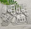 House Metal Cutting Dies Set, Paper Craft Cutting Die, Embossing Stencil, Scrapbooking Dies, DIY Card Making, Various Houses Die Cuts