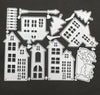 House Metal Cutting Dies Set, Paper Craft Cutting Die, Embossing Stencil, Scrapbooking Dies, DIY Card Making, Various Houses Die Cuts