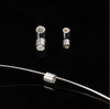 Silver End Cap, Crimp End Caps, Cord End Tips, Chain Clasps, Bracelet Necklace Anklet Charm Gemstone Pearl Wood Pendant Jewelry Making