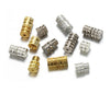 Screw Fastener End Cap, Cylinder Buckle Connector, Cord End Tips Closure, Bracelet Necklace Anklet Charm Gemstone Pendant Jewelry Making