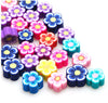 100 Colorful Flowers Spacer Beads - Flower Beads, Tiny Flower Charm - Necklace Bracelet Earrings Charm Jewelry Making Finding Craft Supplies