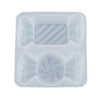 Candy Mold - Candy silicone Mold - Round and Rectangle Kawaii Wrapped Candy Sweets - Flexible Plastic Resin Mold - Cake Decorating Decor