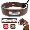 Custom Dog Collar with Name Plate, Engraved Dog Collar, Personalized Leather Dog Collar, Leather Dog Collar, Small Medium Large Dogs