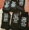 Custom Socks - Personalised Wedding Stocks - Date Groom, Best Man, Groomsman Father Of The Groom Father Of The Bride Socks Wedding Favors