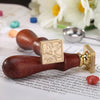 Custom Wax Stamp -Personalized Square Wax Seal - Business Logo - Sceau Cire Personnalisé - Timbro Ceralacca Personalizzato - Made to Order