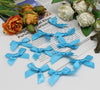 200 Pcs Mini Fabric Ribbon Bow Tie/Tiny Polyester Bows 35 mmx45 mm/Mix Hair Accessory Jewellery Making Wedding Favor Embellishment