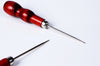 Wooden Handle Sewing Awl Hand Stitching For DIY Leather Bracelet Jewelry Making Repair Tool Punch Sewing Needle Hook Tool - Punch Embroidery