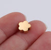 Flower Spacer Beads - Gold Silver Flower Beads, Tiny Flower Charm - Necklace Bracelet Earrings Charm Jewelry Making Finding Craft Supplies