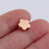 Flower Spacer Beads - Gold Silver Flower Beads, Tiny Flower Charm - Necklace Bracelet Earrings Charm Jewelry Making Finding Craft Supplies