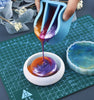 Dispensing Cup Resin - Mixing Cup For Epoxy Resin - Resin Container Tool - UV Epoxy Resin Color Mixing Tool - Pouring Cups with Dividers