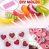 Silicone Lollipop Mold - Candy Making Supplies - Candy Sweet Treat Flexible Plastic Mold For Resin Crafts -  Candies Sucker - Polymer Clay