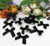 200 Pcs Mini Fabric Ribbon Bow Tie/Tiny Polyester Bows 35 mmx45 mm/Mix Hair Accessory Jewellery Making Wedding Favor Embellishment