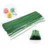 Floral Stems Wire Plastic DIY Bouquet Flower Wreath Centerpiece - Wire for Flower Arrangements Craft Artificial Flower Stems Wall Supplies