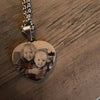 Custom Picture Necklace Pendant - Personalized Heart Photo Necklace - Double Sided Your Own Personalized Words On The Back Anniversary Gift