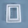 Resin Photo Frame Mold, Picture Frames Resin Mold for Casting, Rectangle Shape Silicone Epoxy Molds for DIY Home Table Decor Decoration