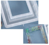Resin Photo Frame Mold, Picture Frames Resin Mold for Casting, Rectangle Shape Silicone Epoxy Molds for DIY Home Table Decor Decoration