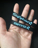 100 Pcs Custom Wristbands - Personalized Text Printing Rubber Silicone Bracelet Events Motivation Gifts Cancer Support Fundraisers Awareness