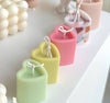 Heart Candle Mold - Resin Mold - Epoxy Mold - Silicone Round Cylinder Mold - Cube Hollow Candle Holder Mold Mould - DIY Craft Supplies