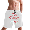 Personalized Mens Shorts, Custom Text Logo Design, Sport Shorts Track Running Sports Customize, Unisex Summer Board Shorts, Team, Event