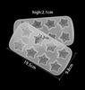 Star Silicone Mold -Star Resin Molds - Five Pointed Resin Star Mold- 8 Grids Star Ice Cube Mold - Star Beads Mold- Epoxy Resin Star Mold